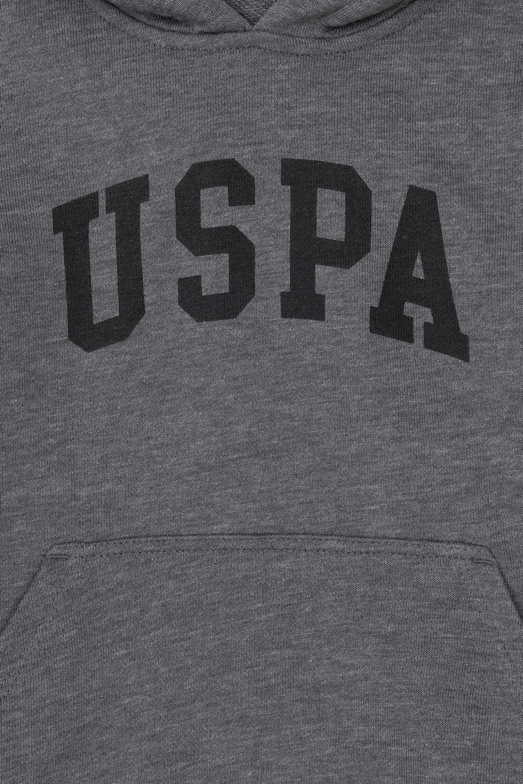 Базовый свитшот для мальчика антрацитовый меланж Неожиданная скидка в корзине - U.s. polo assn фото 3