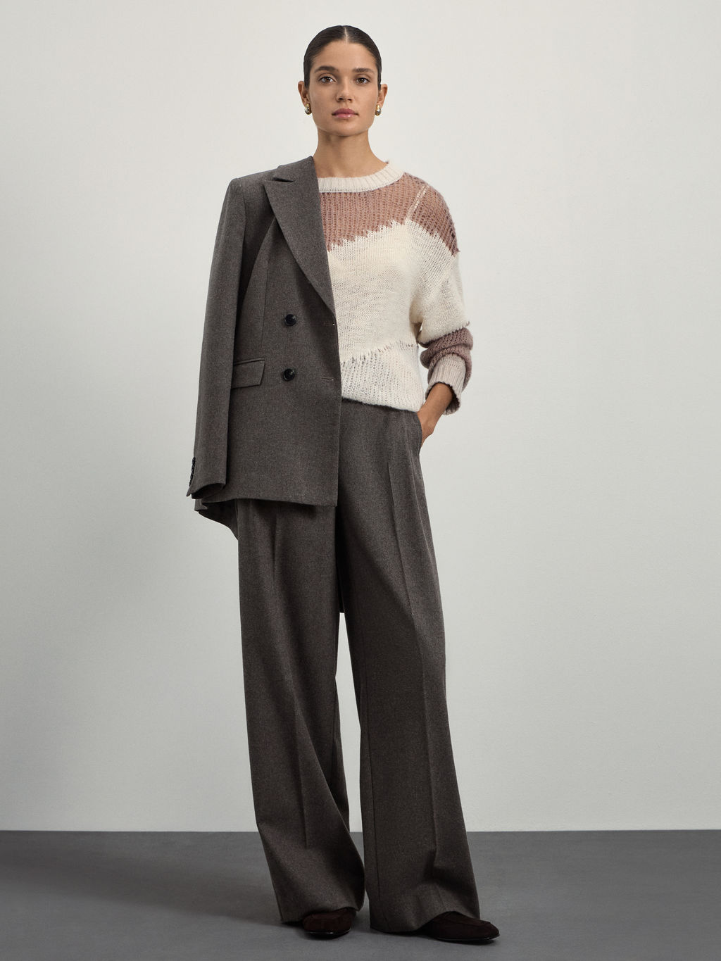 Вязаный джемпер / Zarina  фото 3