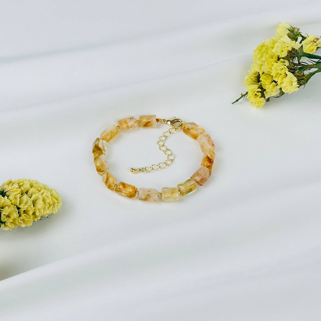 Браслет из Цитрина 18,5 см +