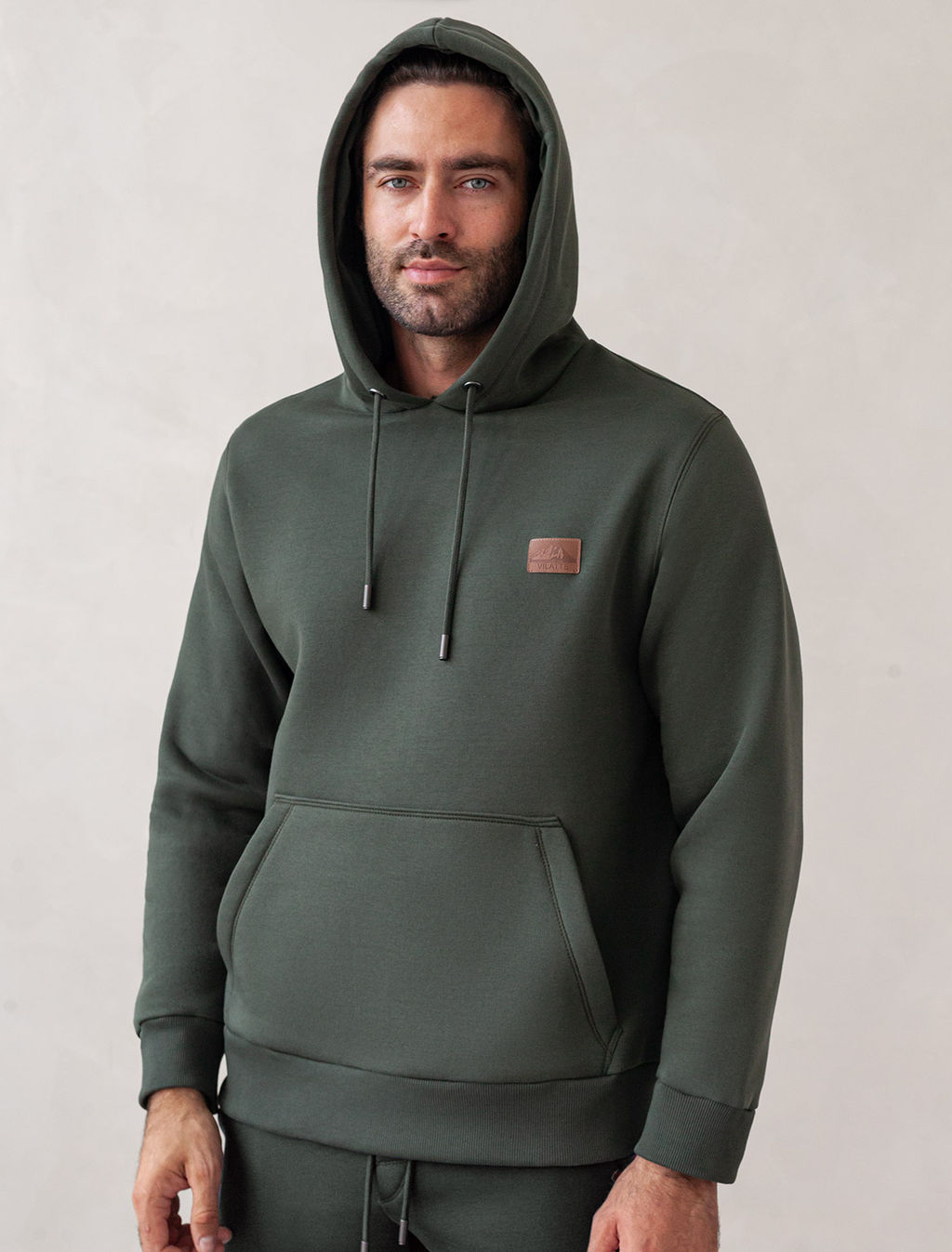 Худи на молнии из премиального футера трехнитки с начесом - Vilatte фото 5