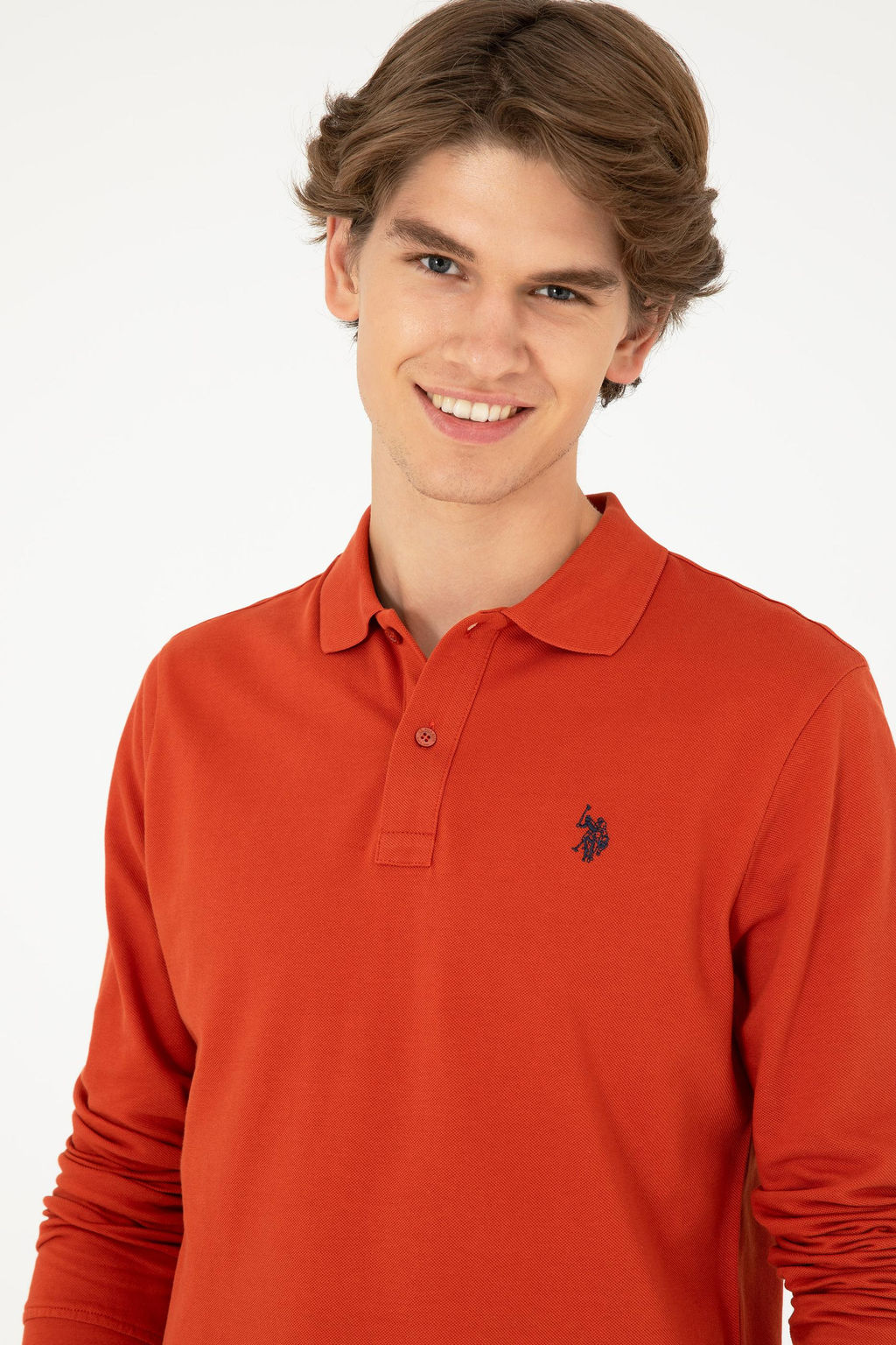 Erkek Kiremit Basic Sweatshirt