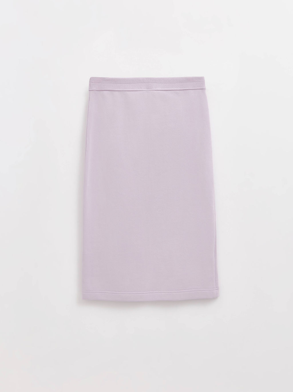 CONTE Юбка прямого кроя из футера с разрезом LU 2592 lavender - Conte elegant фото 4