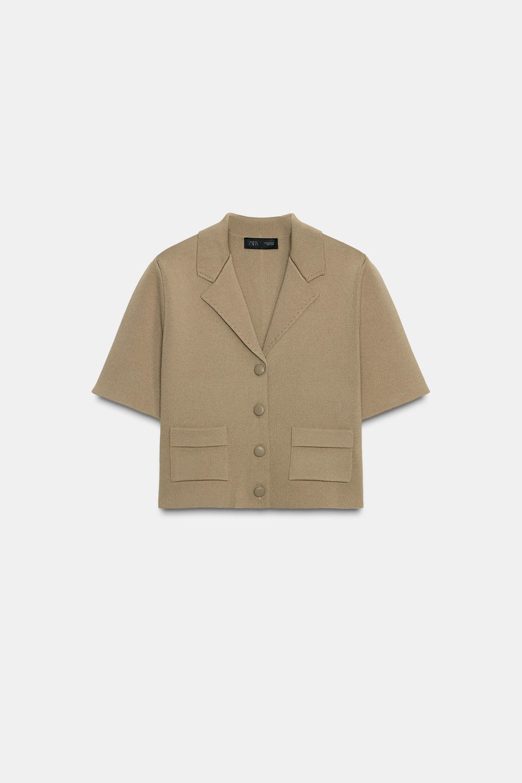 SHORT SLEEVE KNIT CARDIGAN - Zara фото 6