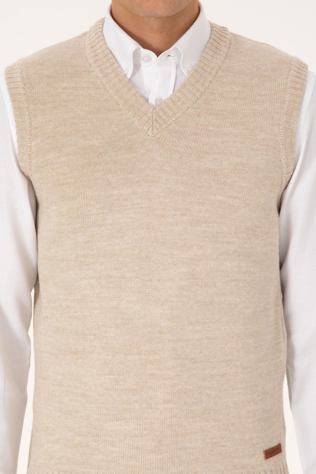 Erkek Koyu Bej S_veter - U.s. polo assn фото 7