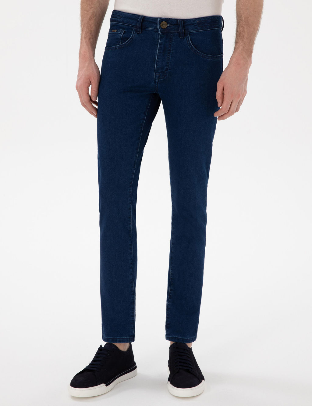 Lacivert Slim Fit Jean Pantolon - Pierre cardin фото 2
