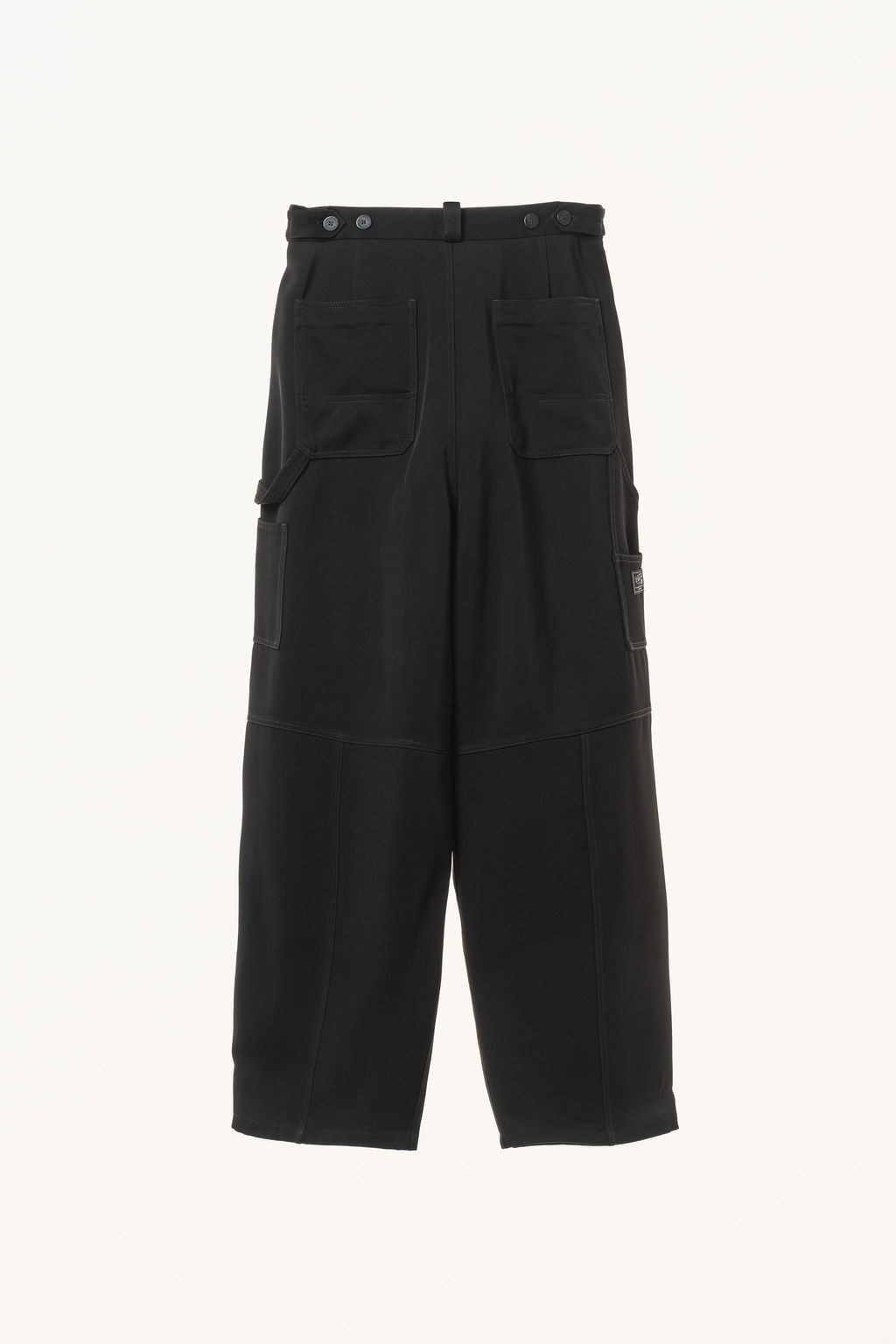 PANTAL?N CARPINTERO FLUIDO WILLY CHAVARRIA X ZARA / Negro фото 5