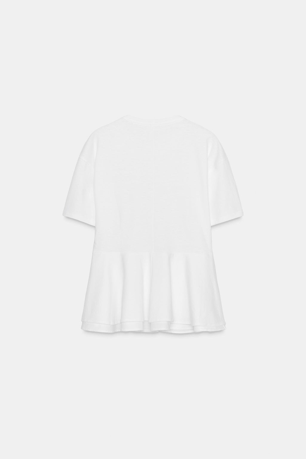 PEPLUM T-SHIRT - Zara фото 9