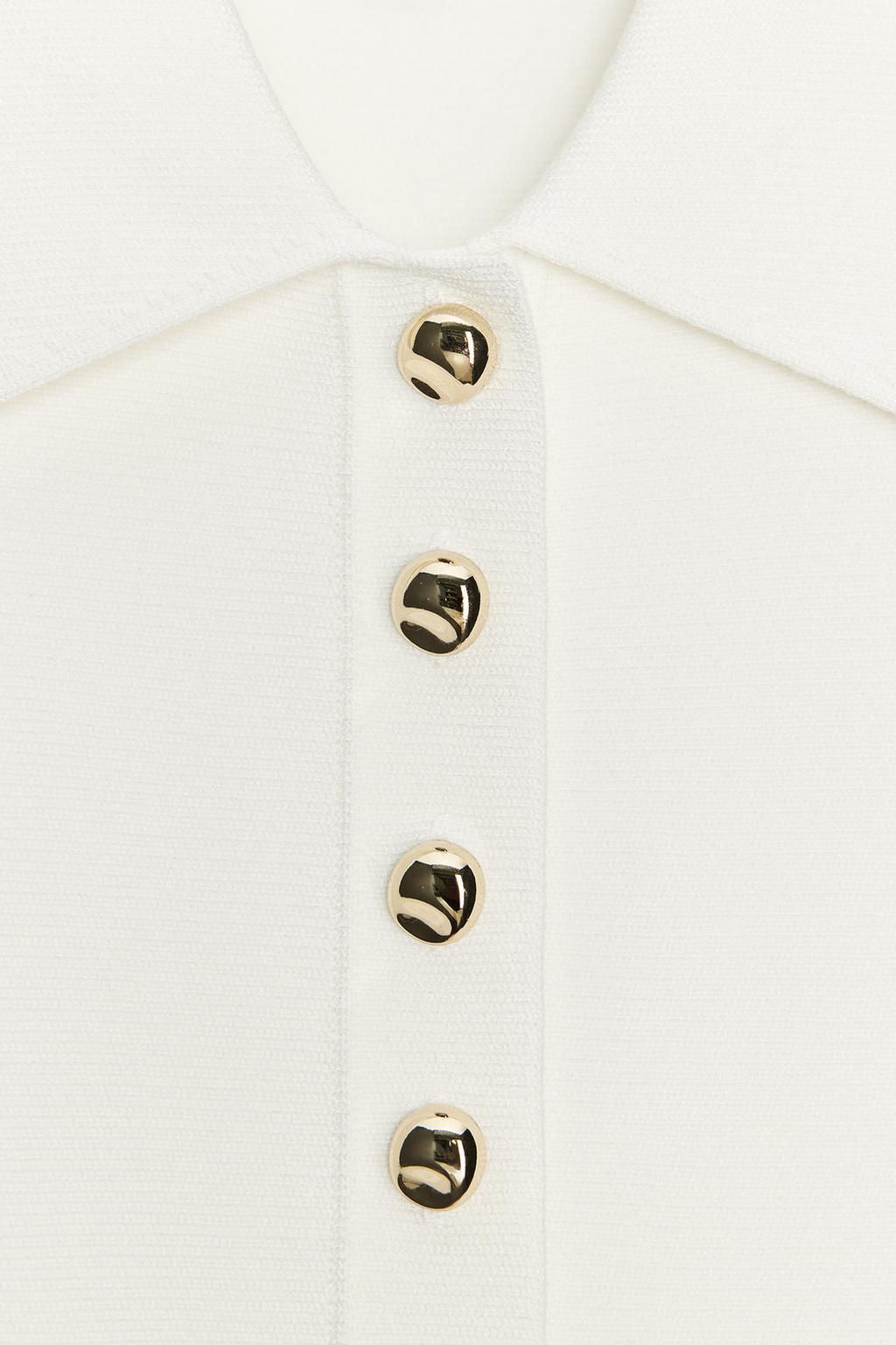 PEPLUM KNIT WAISTCOAT TOP - Zara фото 7