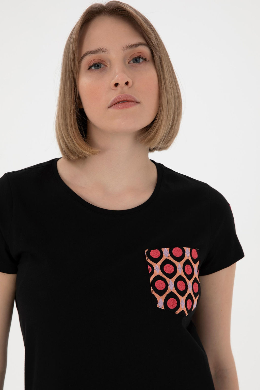 Kad_n Siyah Ti__rt Sepette S_rpriz _ndirim - U.s. polo assn фото 2