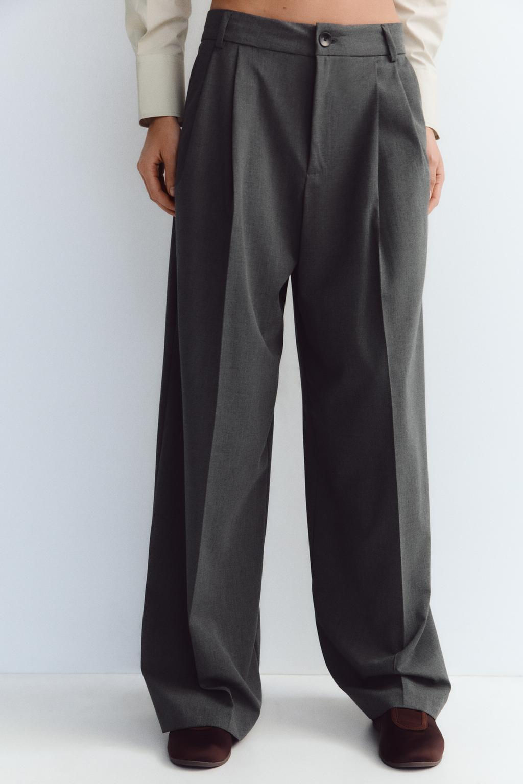 DOUBLE PLEAT TROUSERS - Zara фото 21