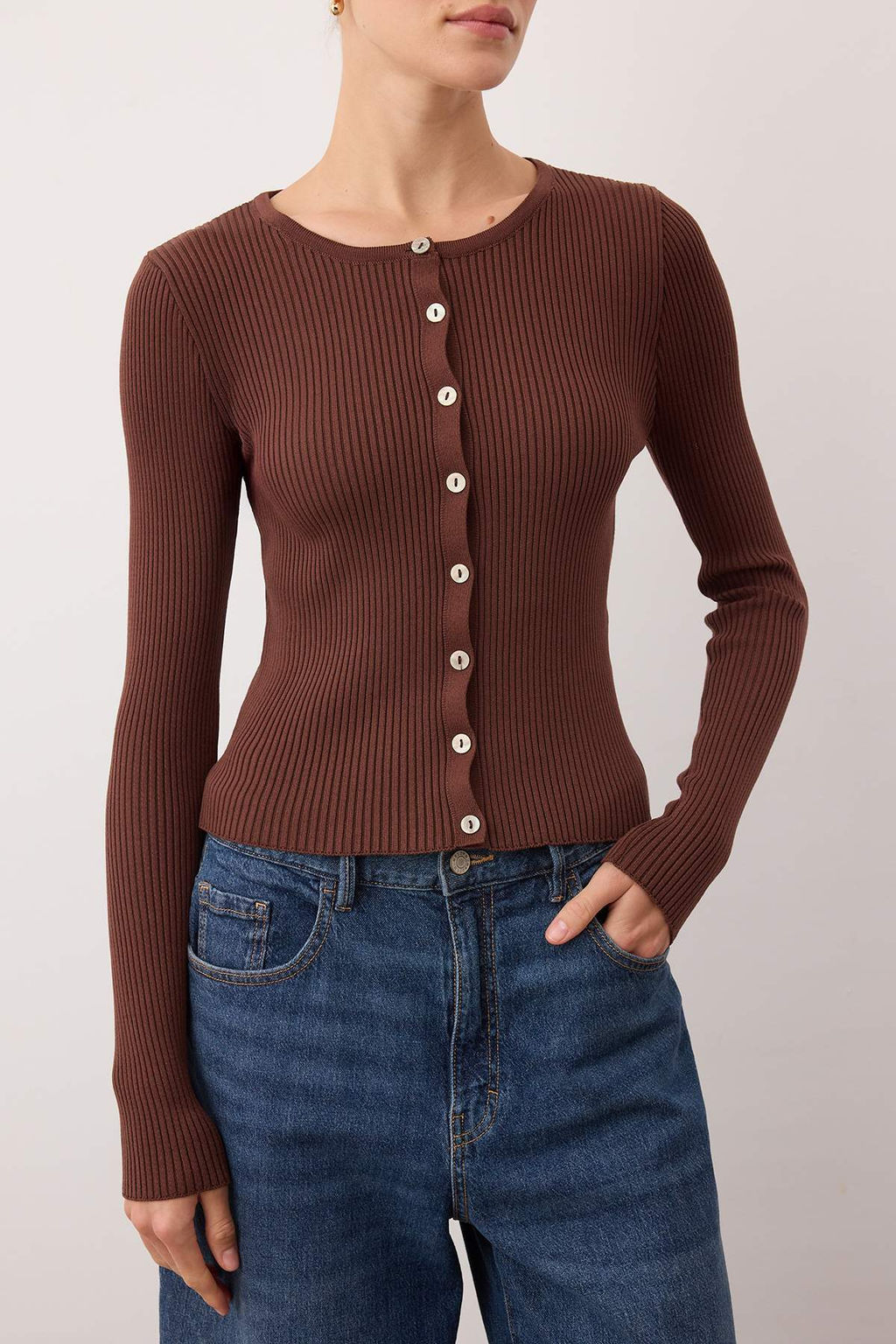 Sar? Merserize Gorunumlu Fitilli Triko H?rka TWOAW26HI00118 - Trendyolmilla фото 17