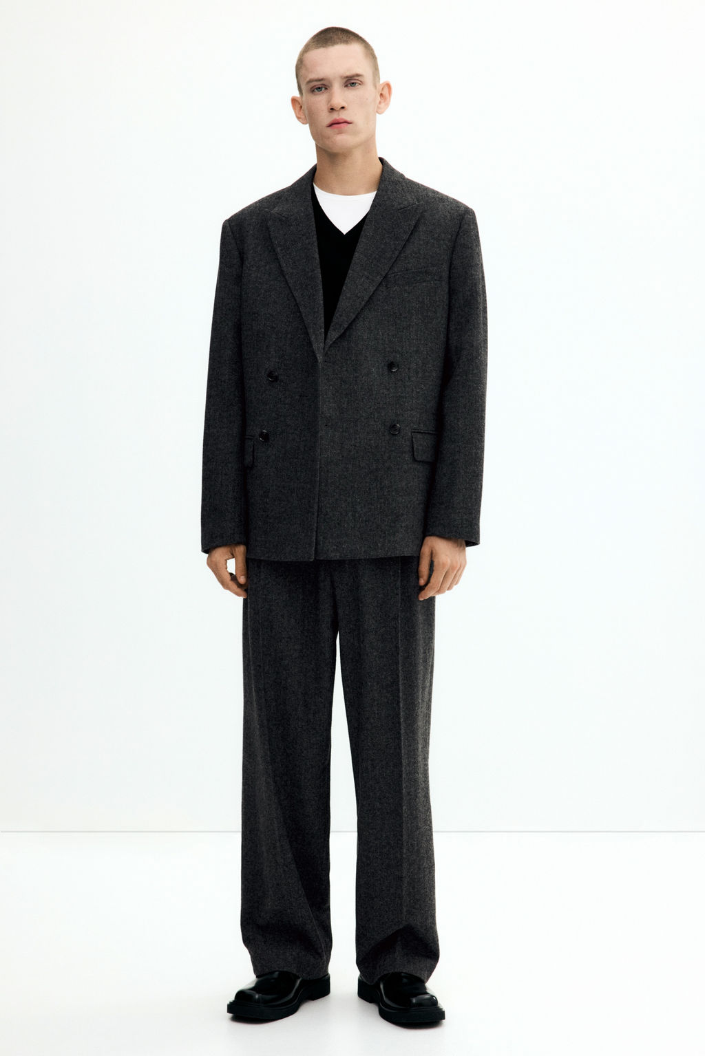 Americana de doble botonadura Relaxed Fit - H&m фото 4