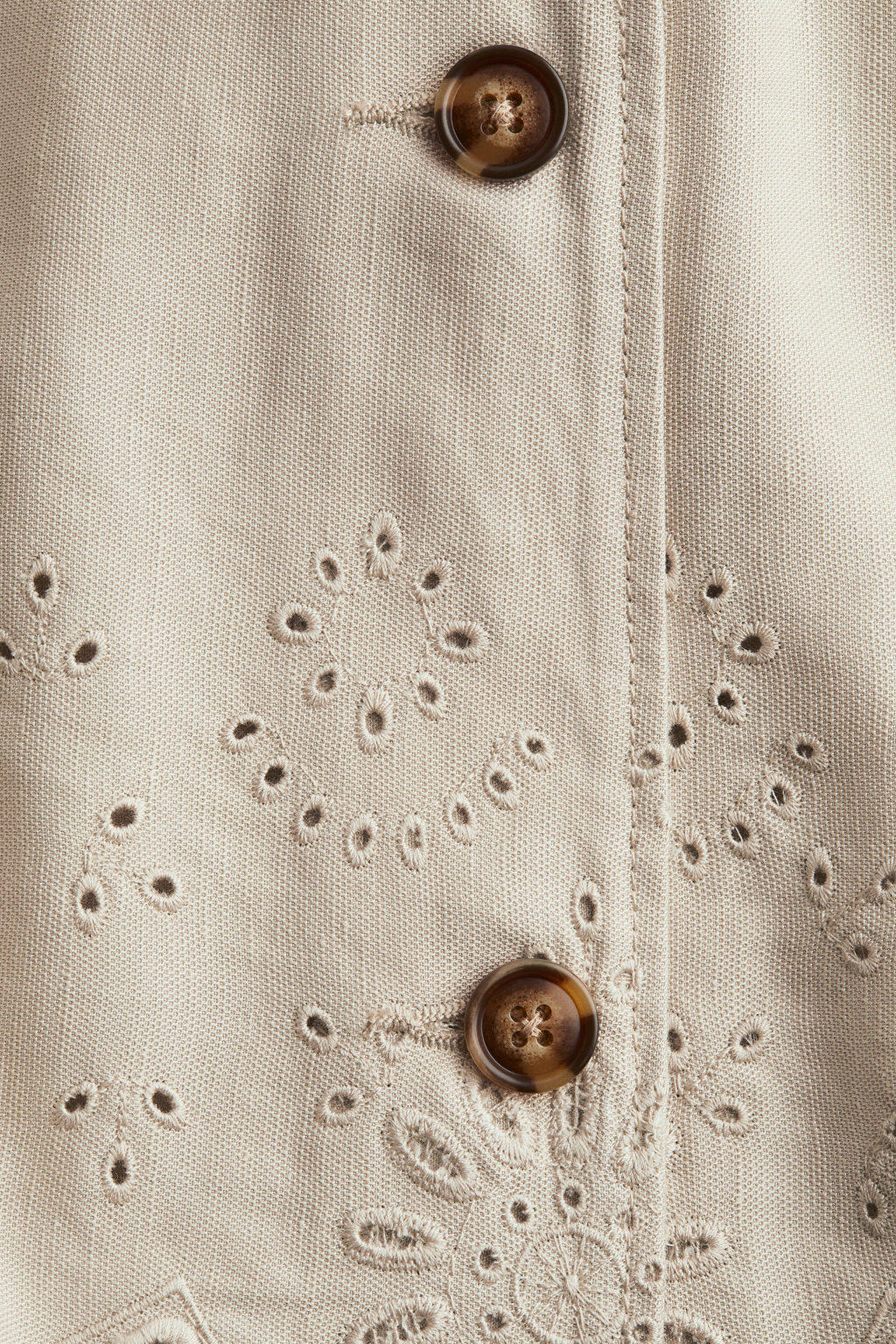 Chaqueta camisera en mezcla de lino - H&m фото 2