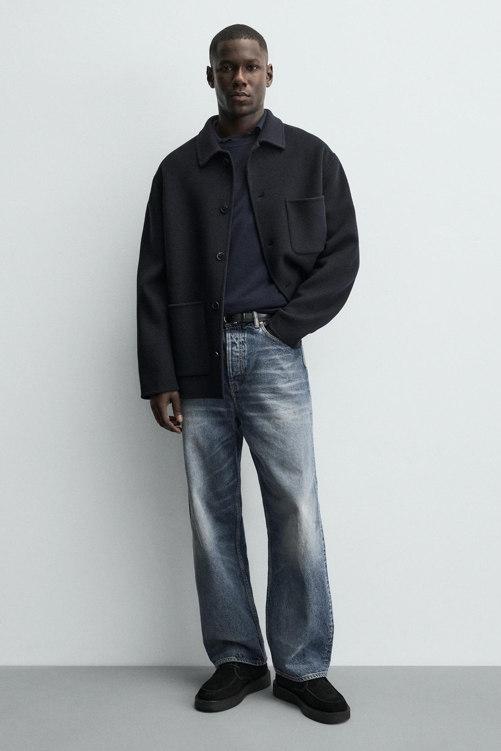 LEATHER LACE-UP BOOTS