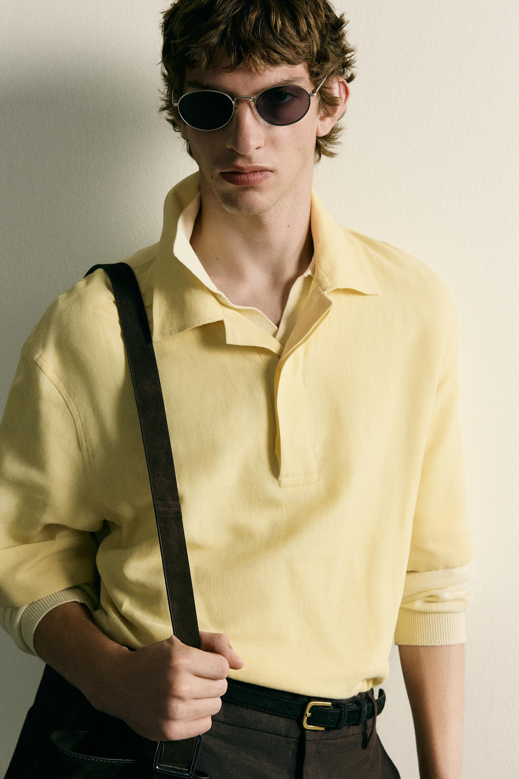 CAMISA POLO ALGOD?N - LINO / Lima - Zara фото 5