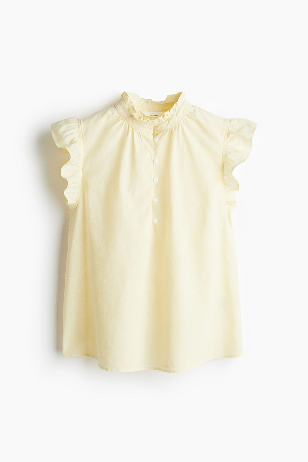 Blusa en mezcla de lino - H&m фото 2