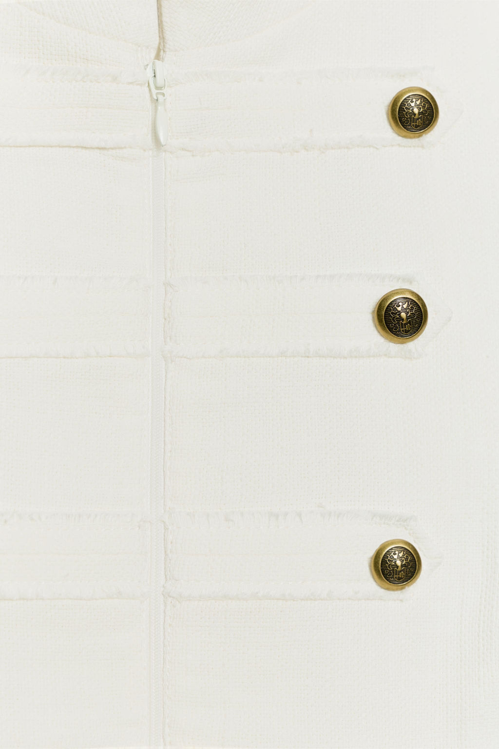 CHALECO HALTER BOTONES / Crudo - Zara фото 8