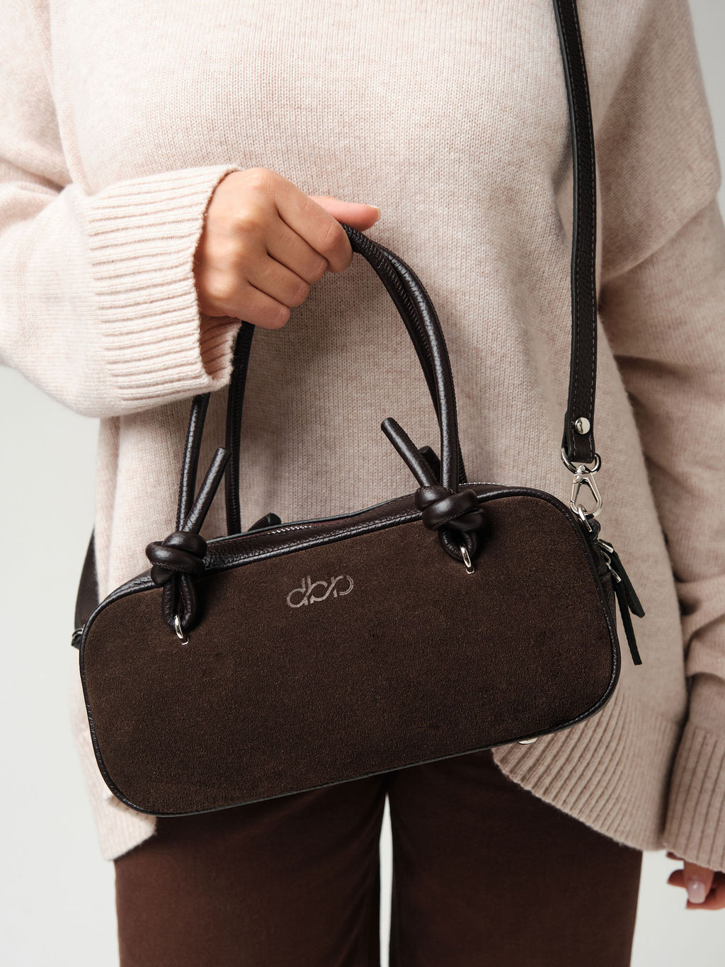 Сумка Curl DBR 31363 черный каштан  фото 3