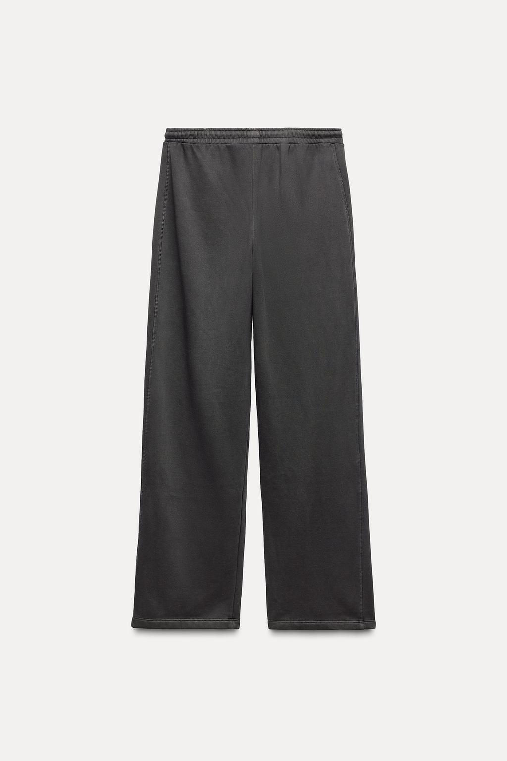 STRAIGHT PLUSH TROUSERS - Zara фото 8