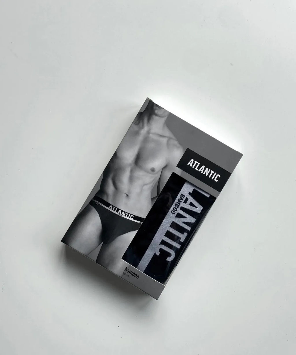 ATLANTIC MP-1565 Трусы спорт Bamboo - 1 шт. в упак.  фото 13