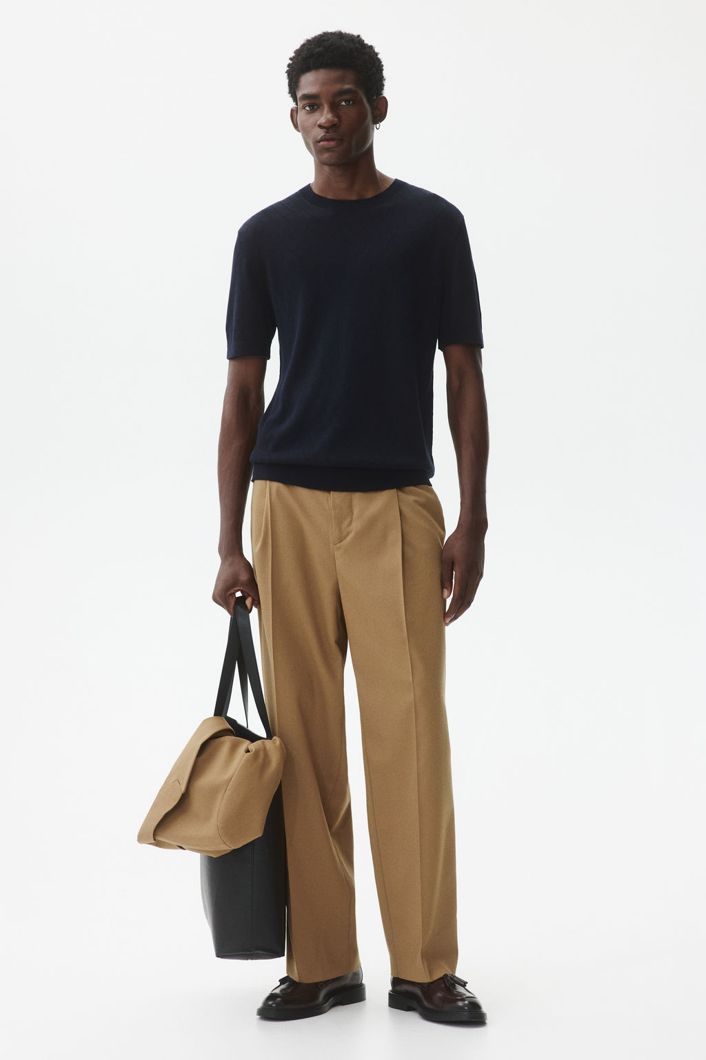 Camiseta de punto Slim Fit - H&m фото 7