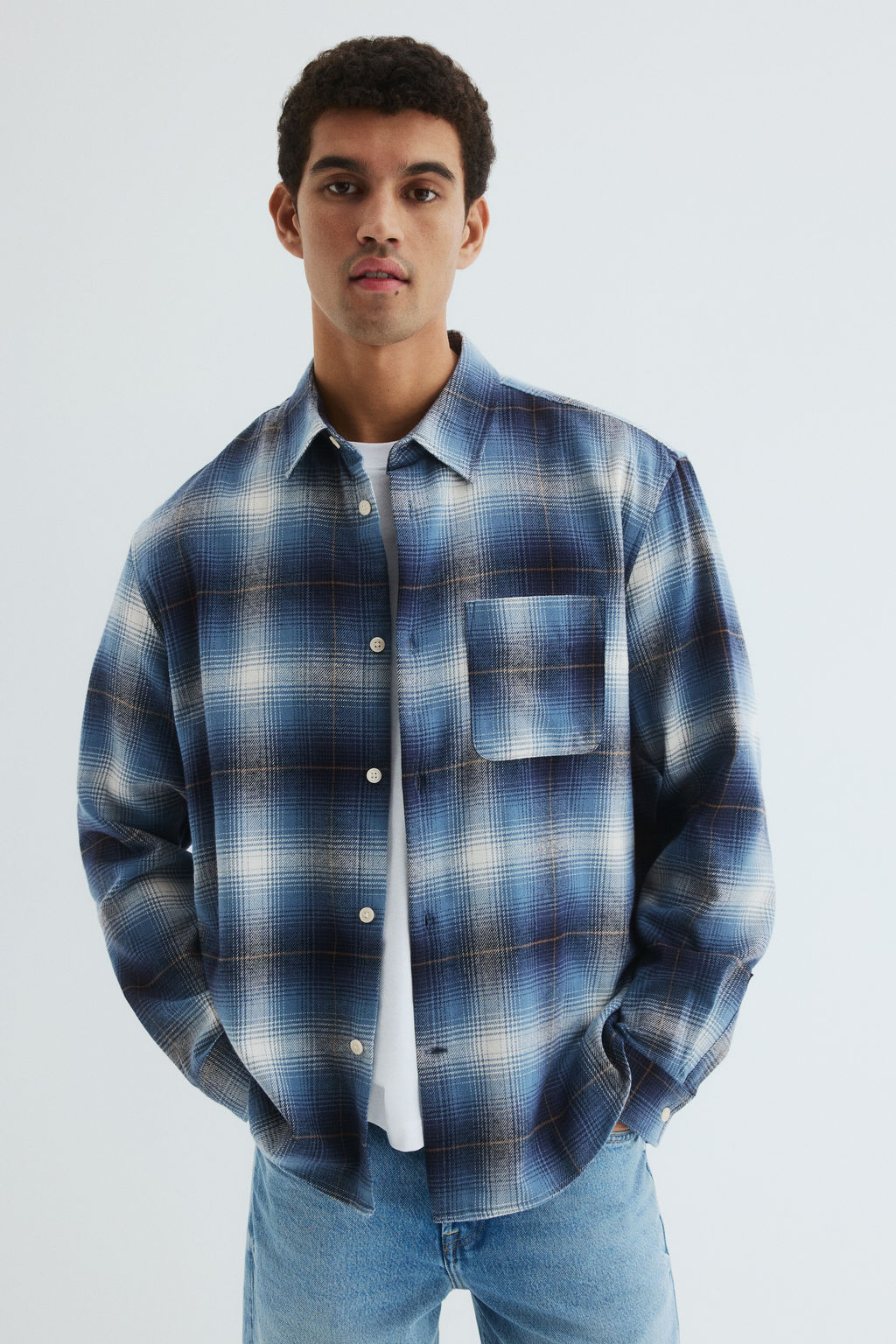 Camisa de franela Loose Fit - H&m фото 2