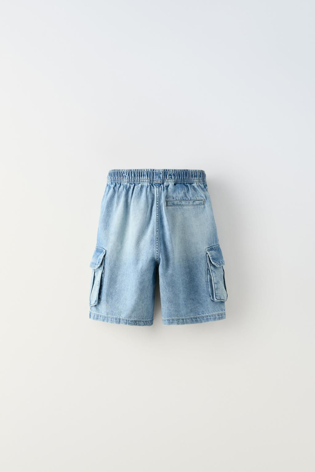 DENIM WORKER BERMUDA SHORTS - Zara фото 2