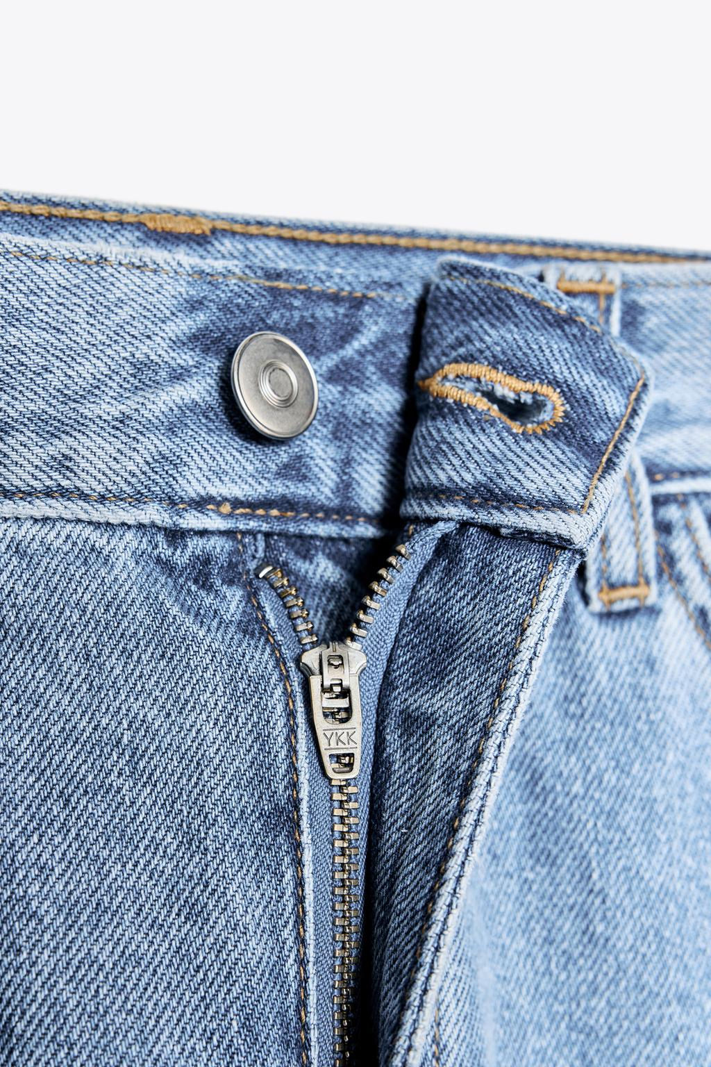 TRF CURVE TAPERED HIGH-WAIST JEANS - Zara фото 8