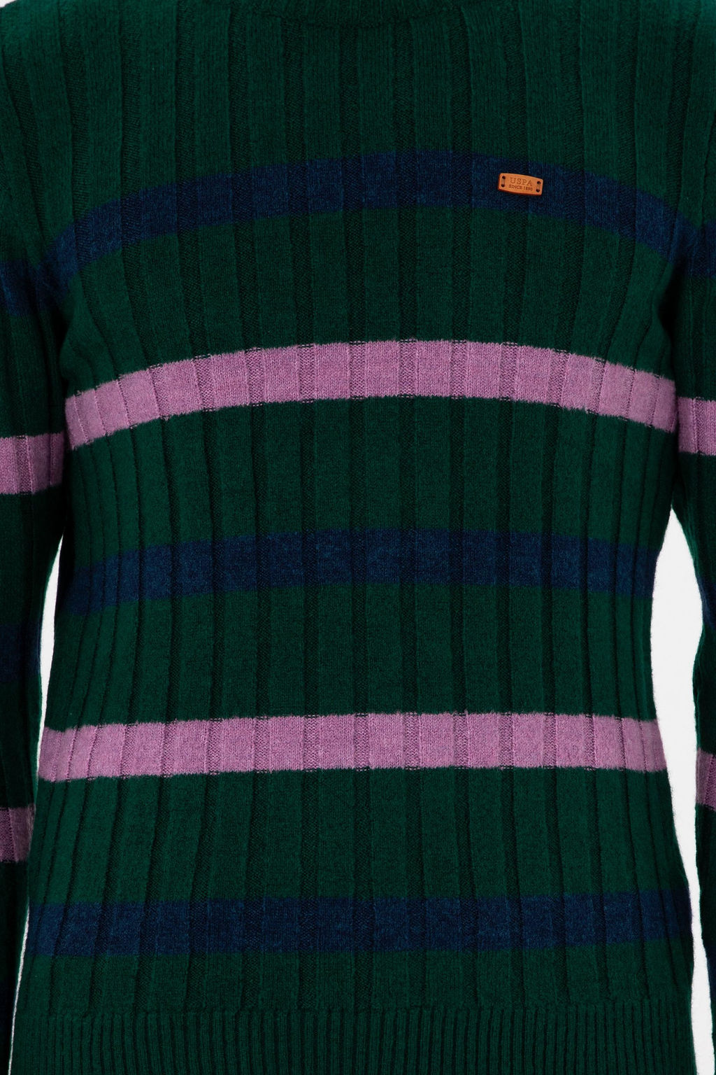 Erkek Regular Fit Bisiklet Yaka Koyu Ye_il Kazak - U.s. polo assn фото 6