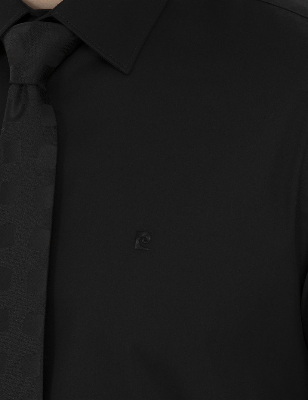 Siyah Slim Fit Uzun Kollu Basic G_mlek - Pierre cardin фото 7