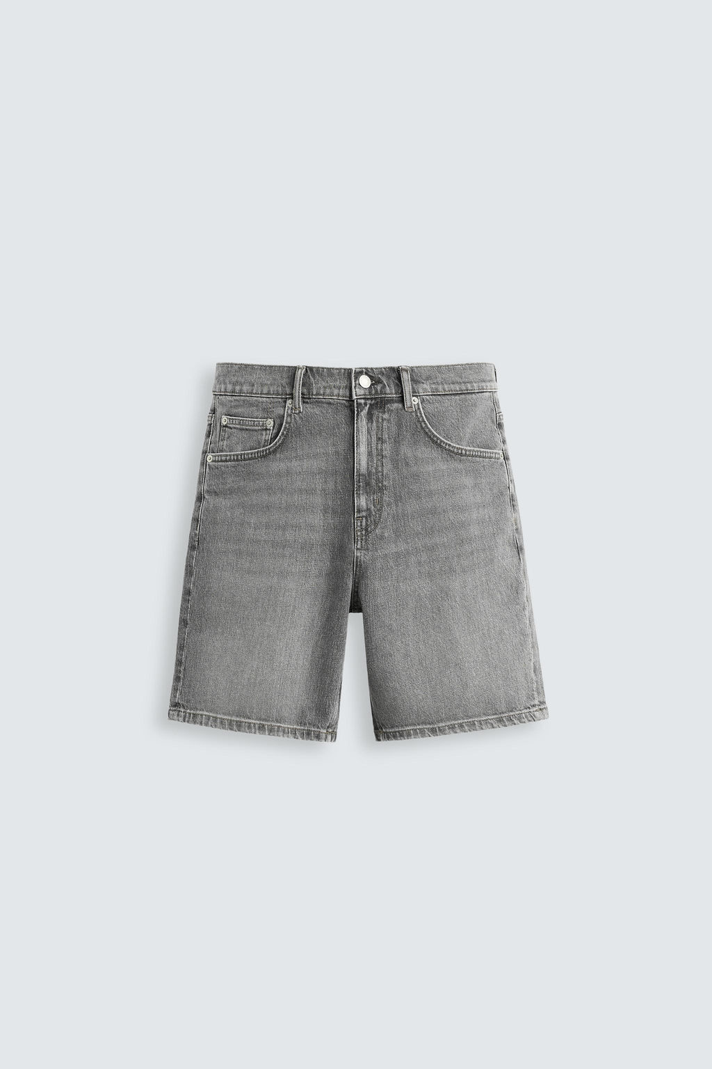 REGULAR FIT DENIM BERMUDA SHORTS - Zara фото 17