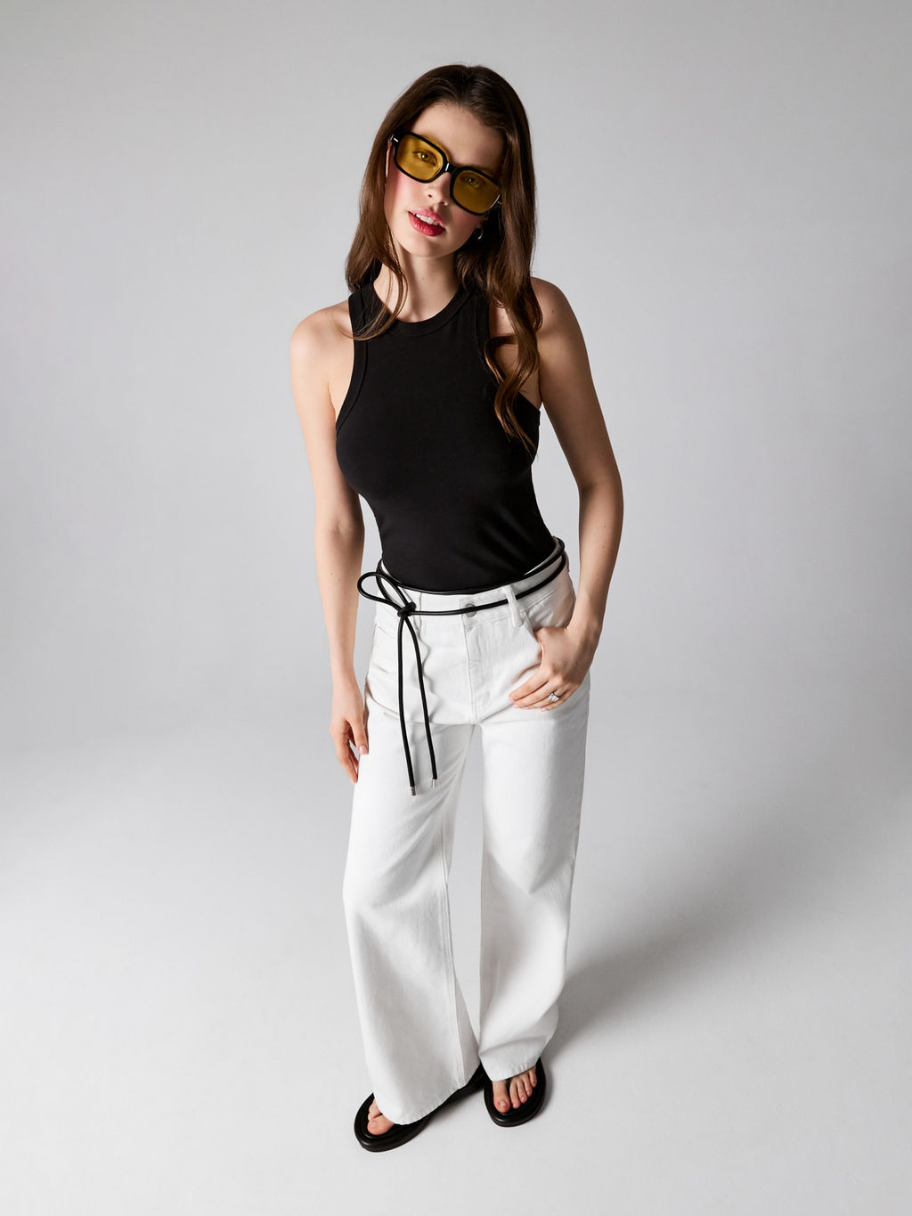 CONCEPT CLUB / Брюки джинсовые жен. Elsie_straight крем  фото 5