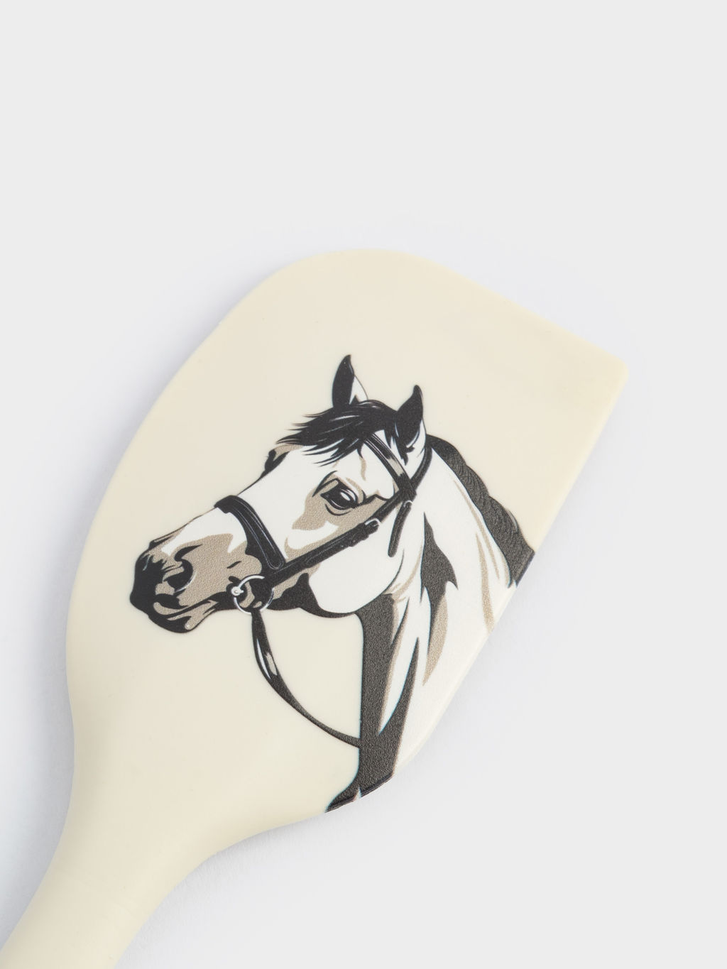Лопатка-шпатель, 27 см, силикон, молочная, Конь, Horse - Anna lafarg фото 3