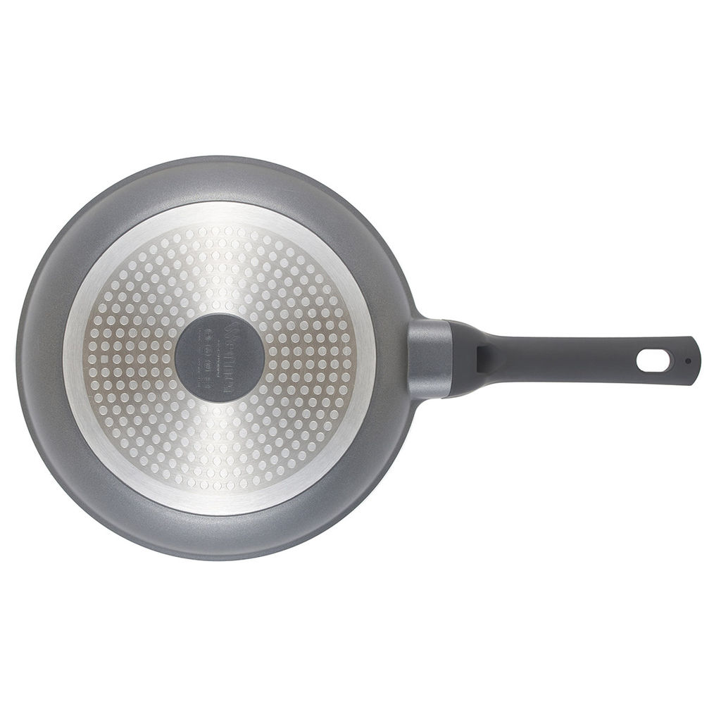 52082 WERNER Сковорода NERO 26,0x5,4 см с индукционным дном, с двухслойным антипригарным покрытием Pfluon, бакелитовая ручка с покрытием Soft Touch. Материал: литой алюминий. Толщина стенок: 1,5 мм, толщина дна: 4,0 мм.  фото 4