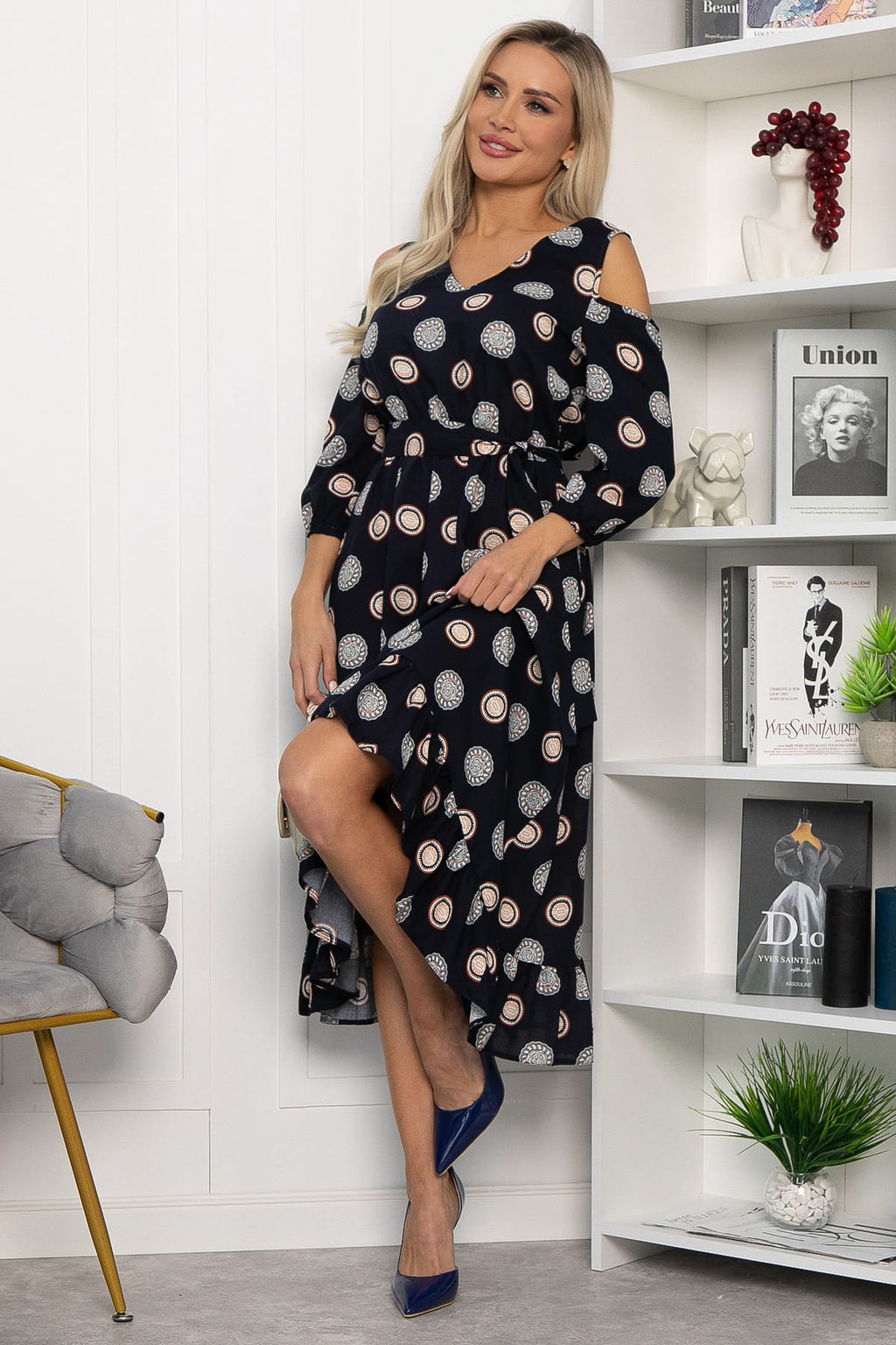 Платье Призма (синее) П13772-10М - Lt collection фото 8