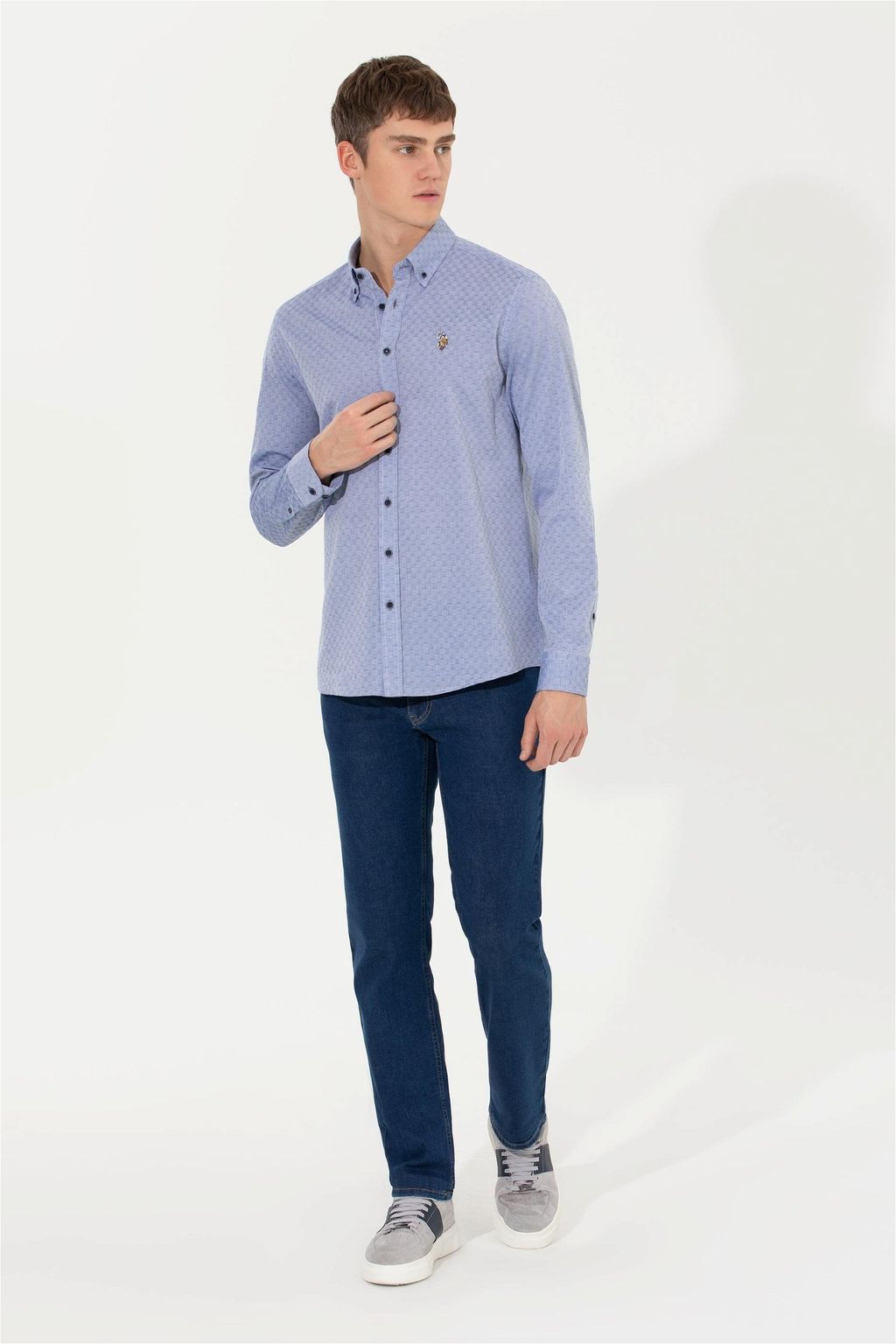 U. S. Polo Assn / Мужские синие джинсовые брюки - U.s. polo assn фото 3