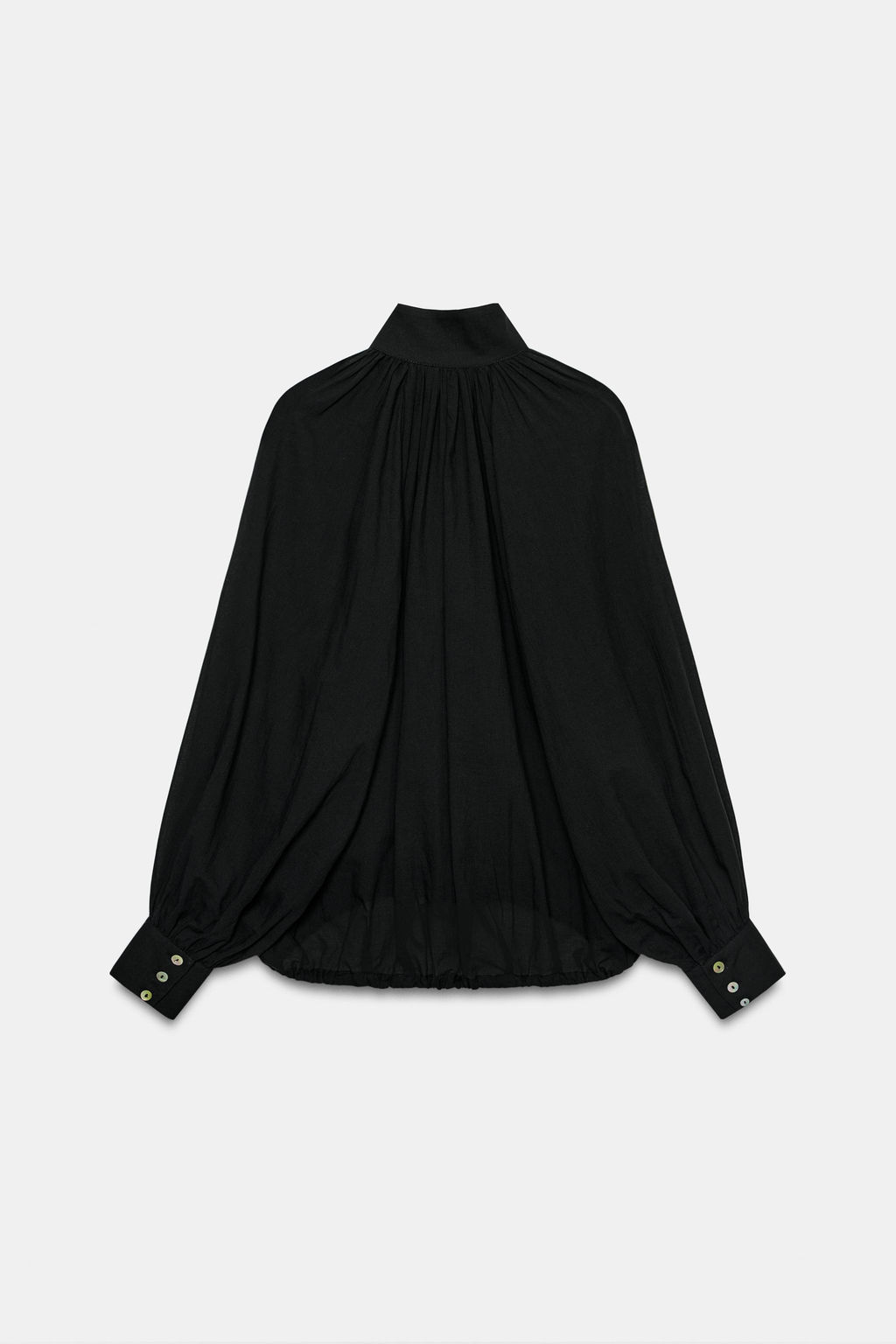 CAMISA CUELLO SUBIDO ZW COLLECTION / Negro