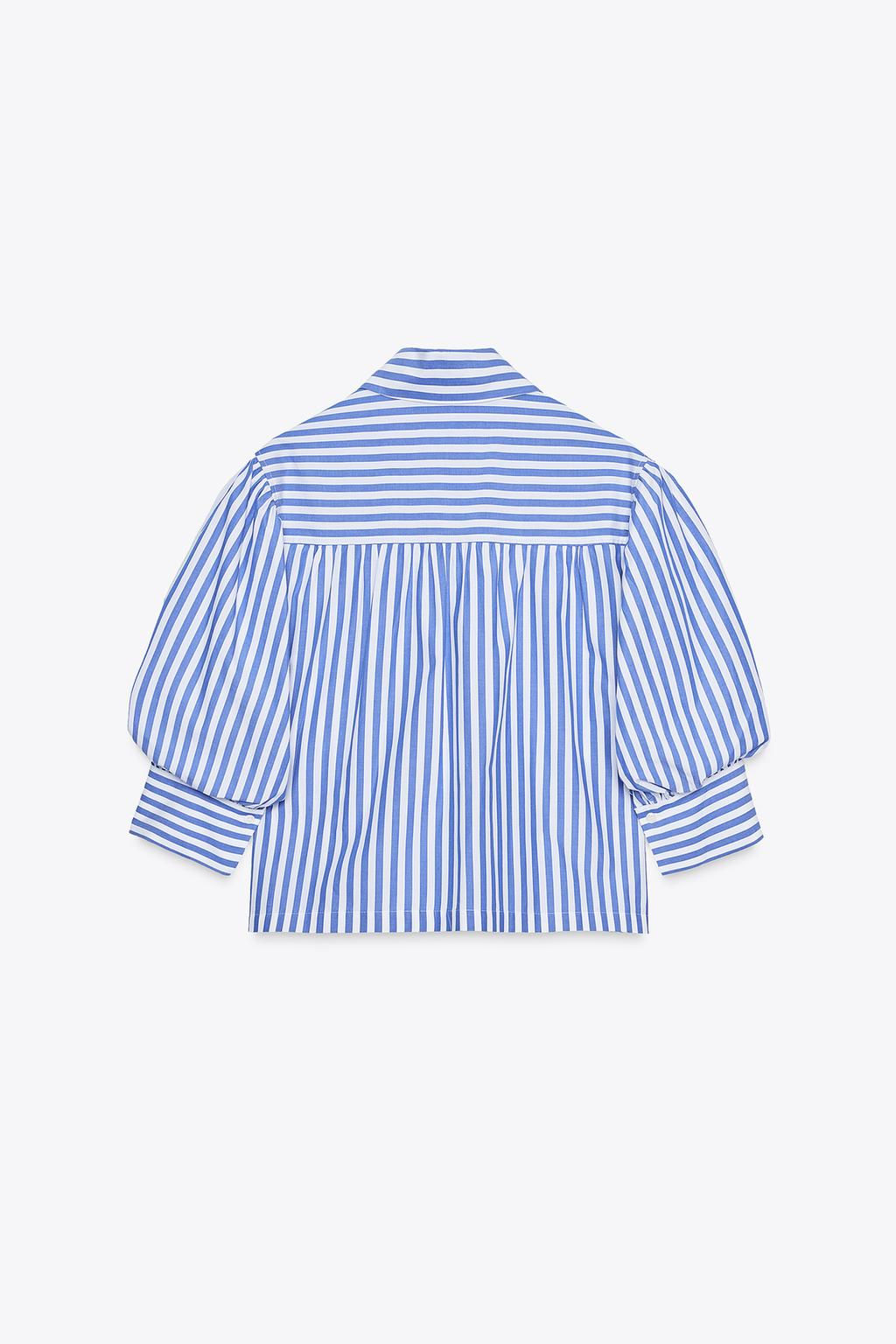 ZW COLLECTION POPLIN SHIRT - Zara фото 6