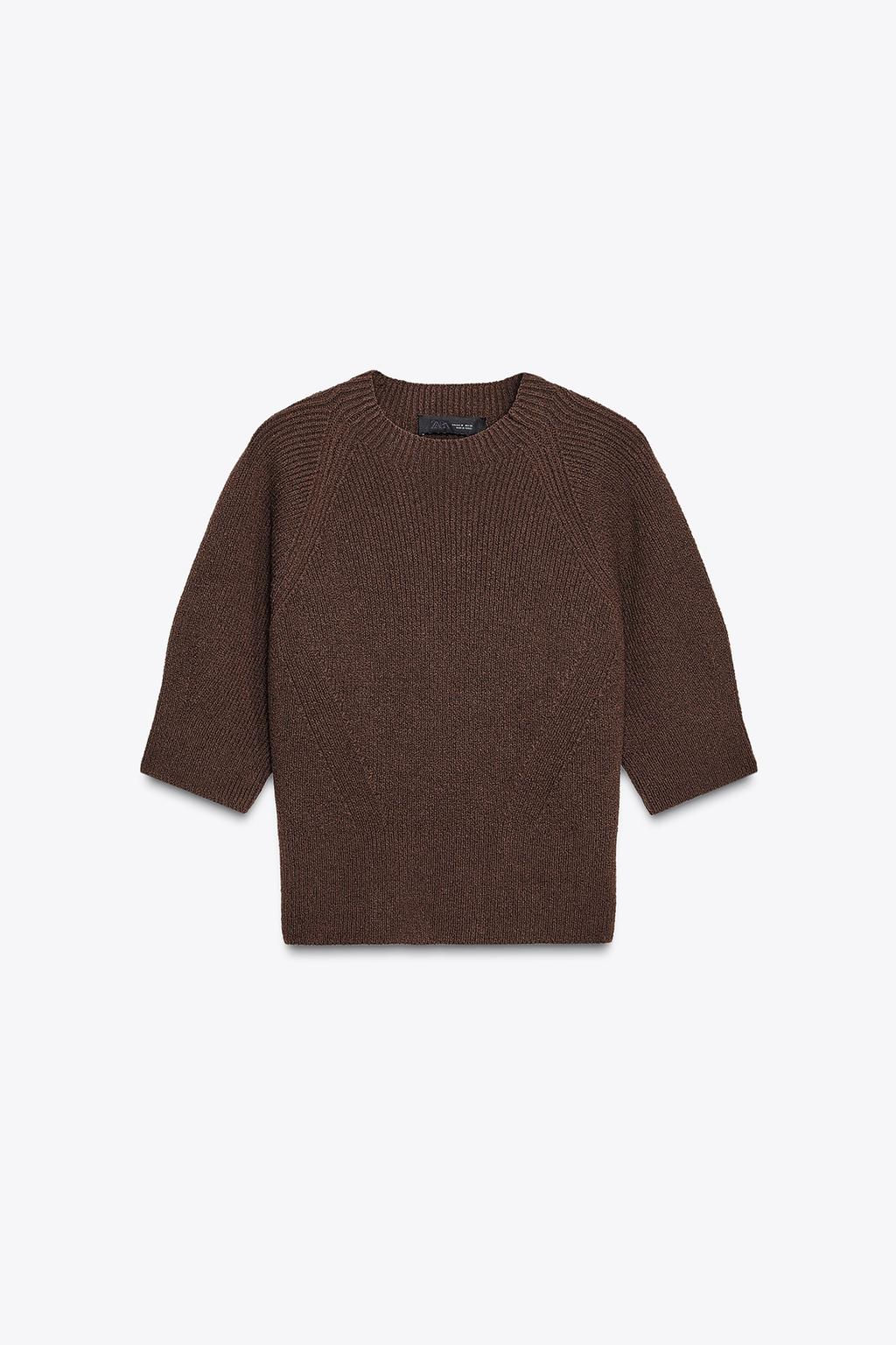 RIB KNIT SWEATER - Zara фото 7