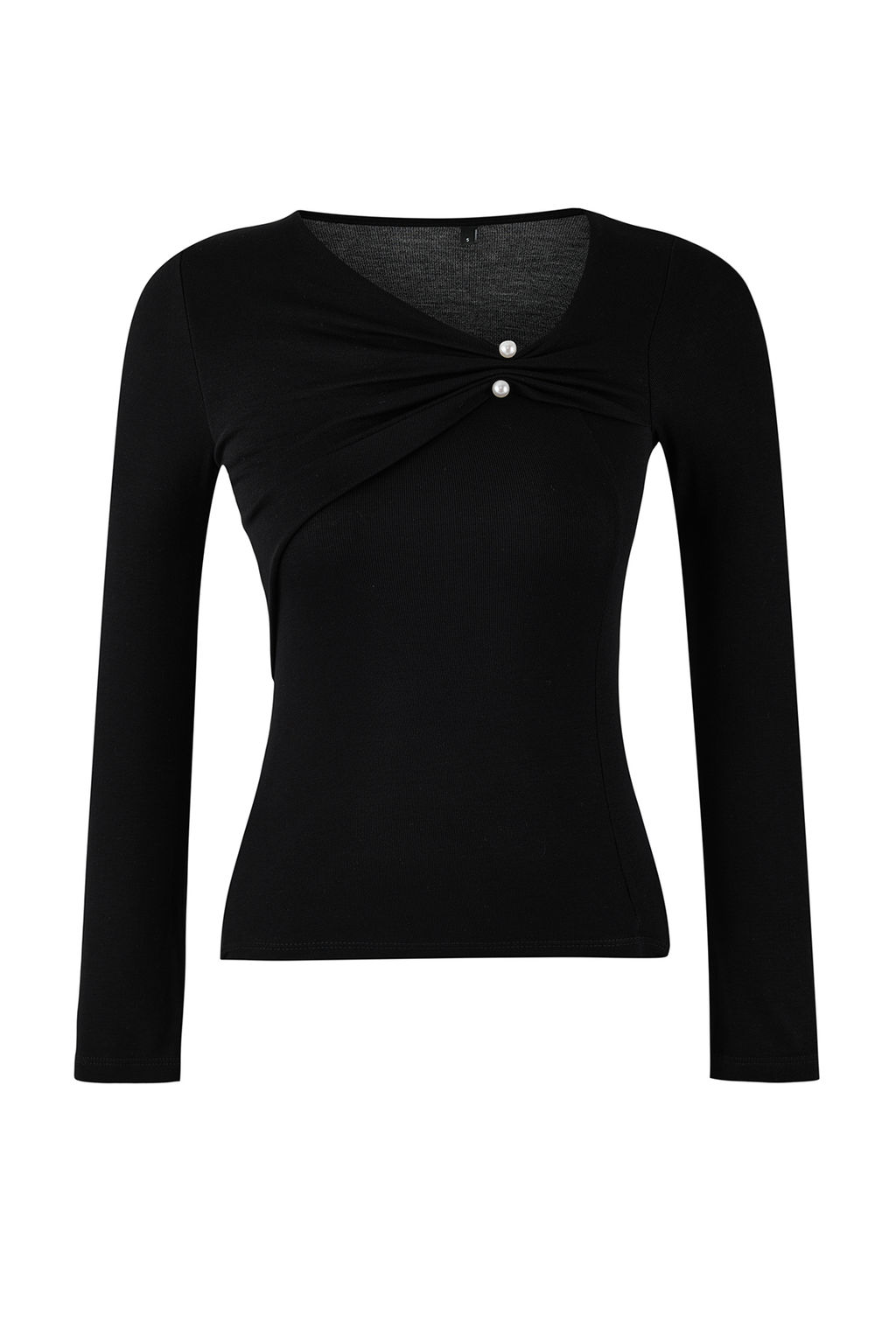 Ekru Fitted/Vucuda Oturan Asimetrik Yaka Aksesuar Detayl? Premium Yumusak Orme Bluz TWOSS26BZ00178 - Trendyolmilla фото 11