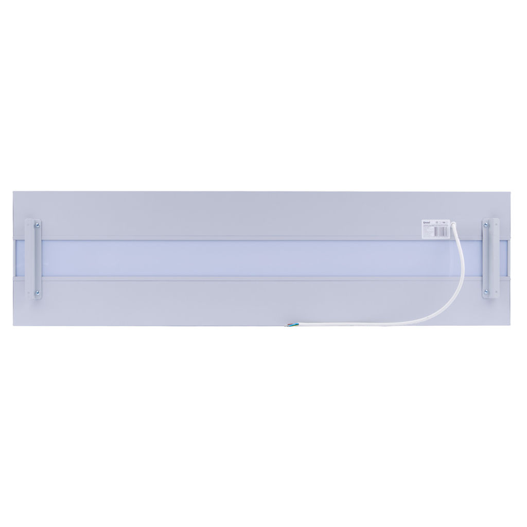 ULO-K16B 2x22W/4000K/L100 5W/3000K IP44 LIGHT GREY Светильник линейный светодиодный подвесной с фоновой подсветкой. Белый свет (4000К). Алюминий. Цвет светло-серый. TM Uniel