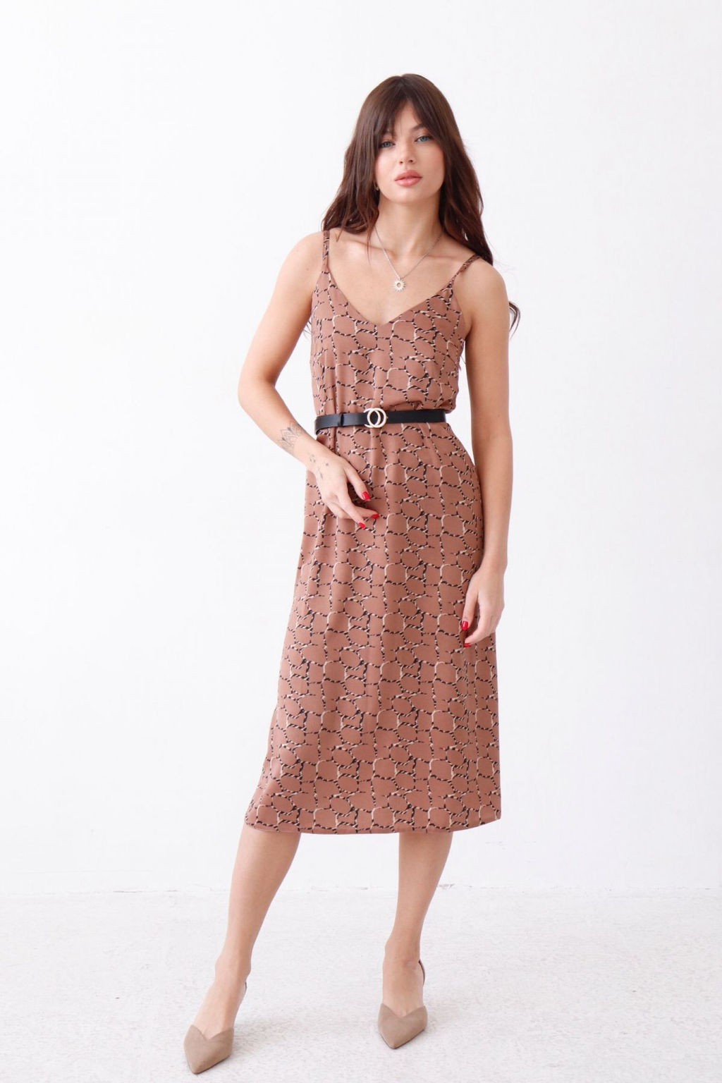 Платье-комбинация в бельевом стиле - Martichelli фото 65