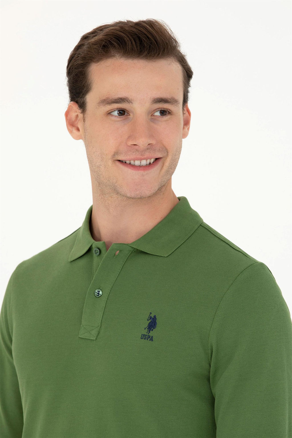 Мужской зеленый базовый свитшот Неожиданная скидка в корзине - U.s. polo assn фото 2