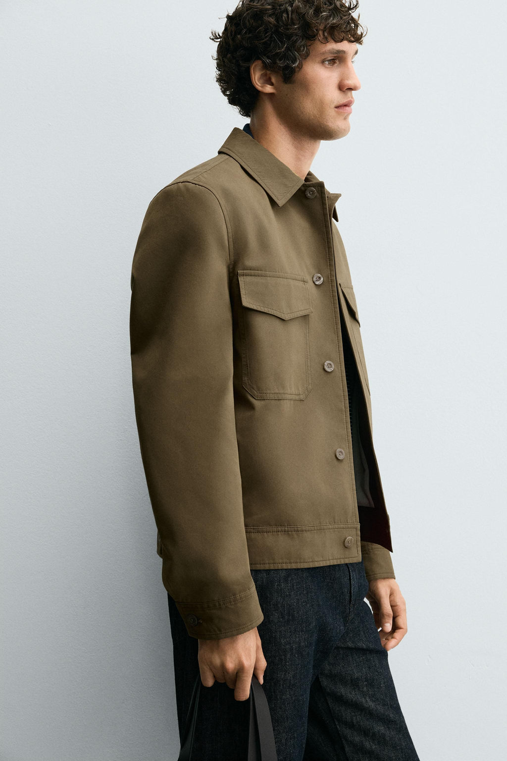 COTTON BLEND TECHNICAL JACKET - Zara фото 6