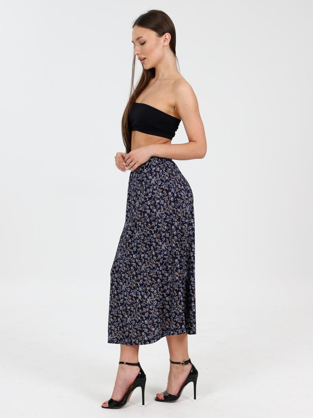 IV-CAPRIZ Тимиан - юбка синий фото 10