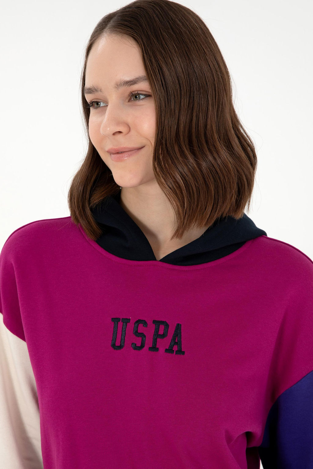 Женский свитшот цвета фуксии Неожиданная скидка в корзине - U.s. polo assn фото 2