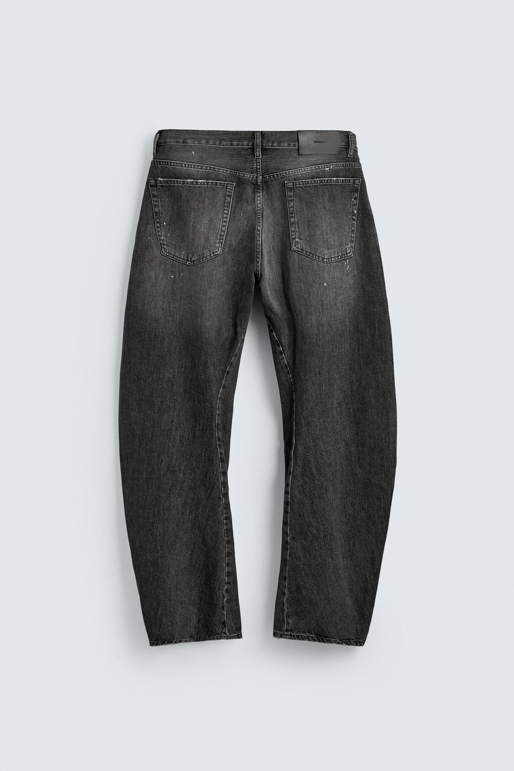 JEANS BARREL FIT COSTURAS GIRADAS / Carb?n - Zara фото 10