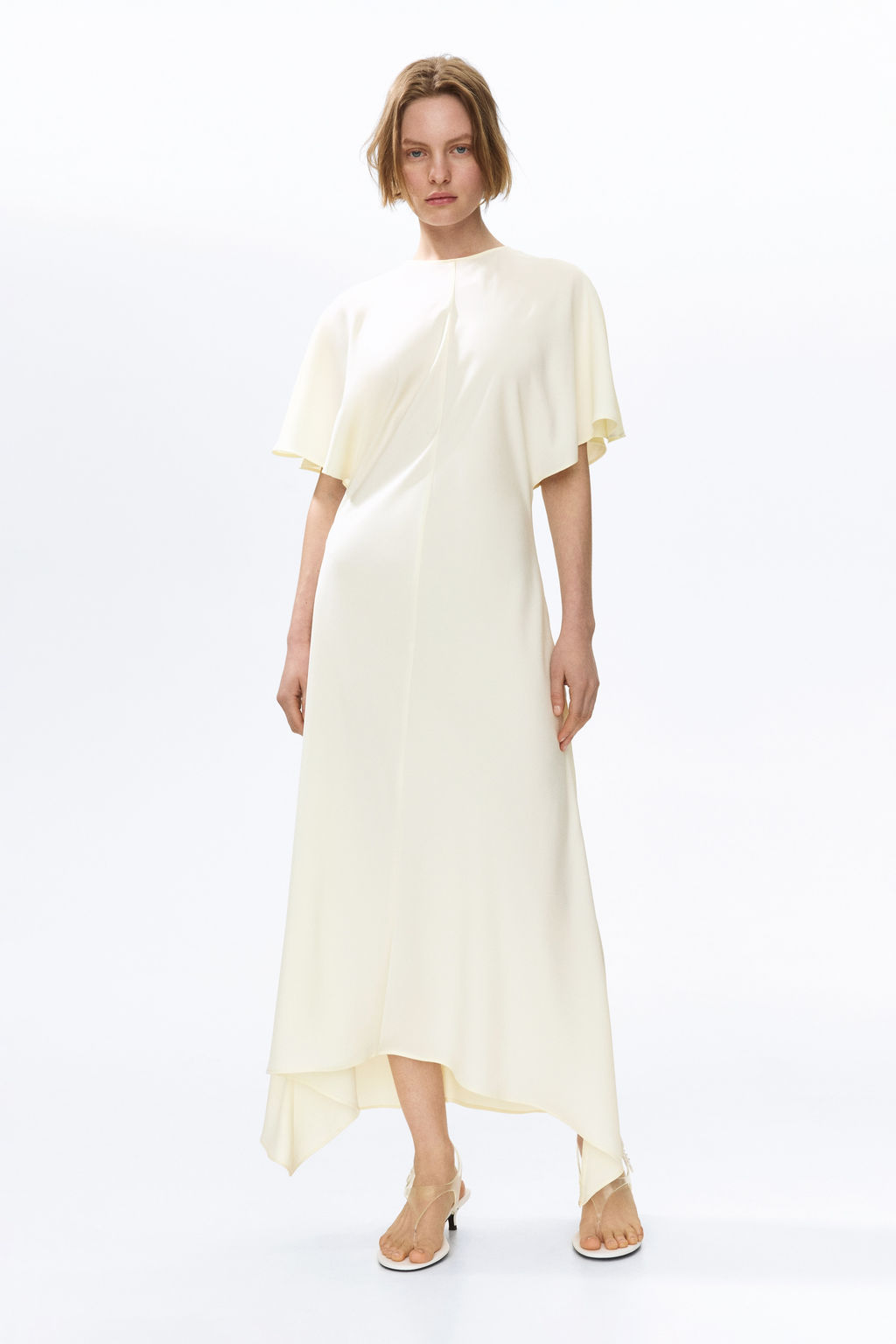 Vestido midi de sat?n - H&m фото 8