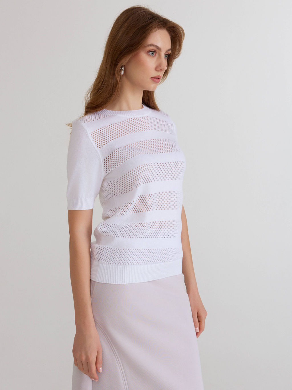 CONTE LDK2459 Джемпер женский ecru - Conte elegant фото 4