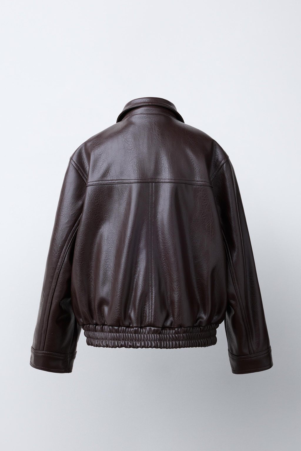 FAUX LEATHER JACKET WITH POCKETS